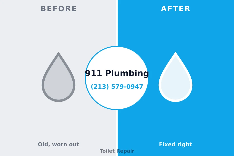 Before and after: plumbing repair Drayton, SC